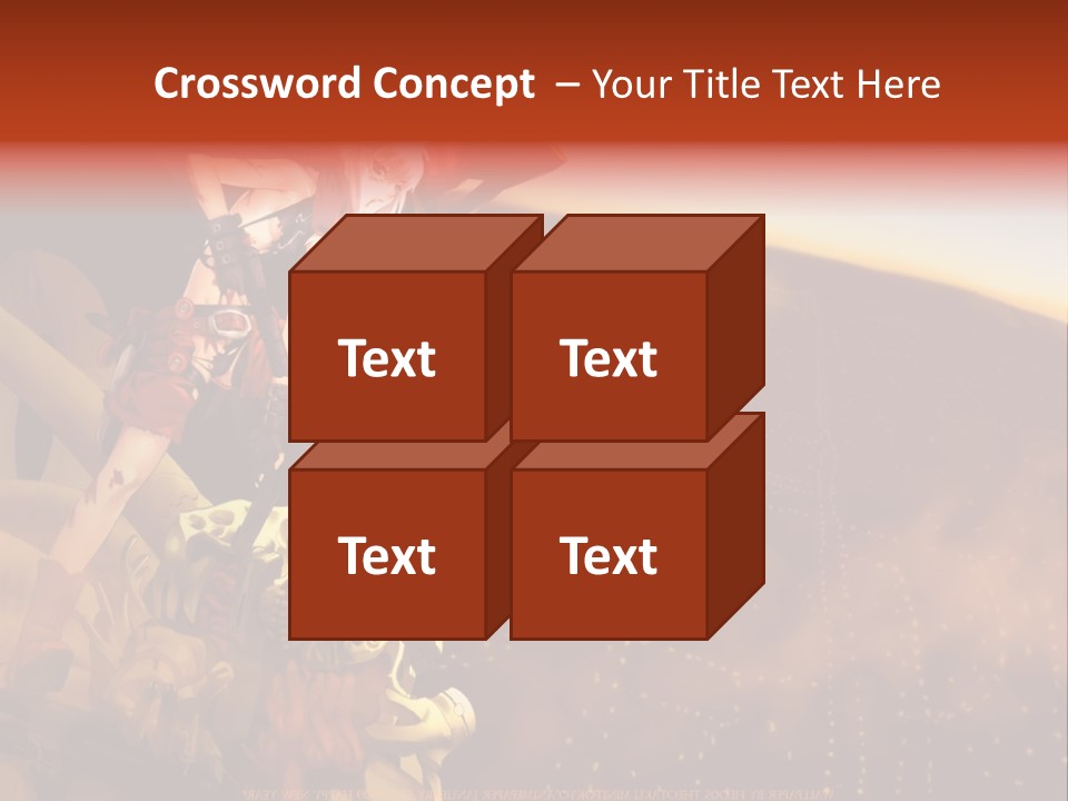 A Woman Sitting On Top Of A Pile Of Luggage PowerPoint Template