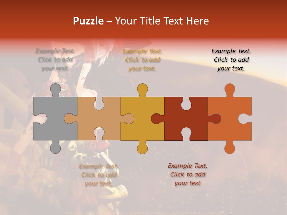 A Woman Sitting On Top Of A Pile Of Luggage PowerPoint Template