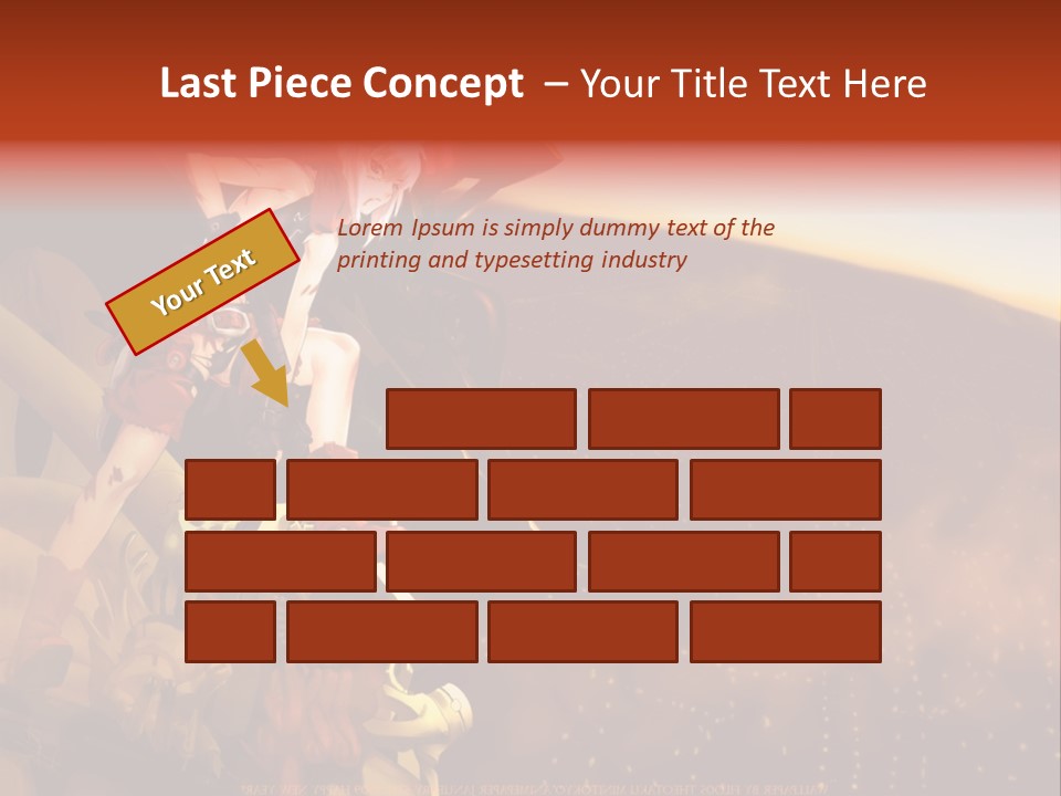 A Woman Sitting On Top Of A Pile Of Luggage PowerPoint Template