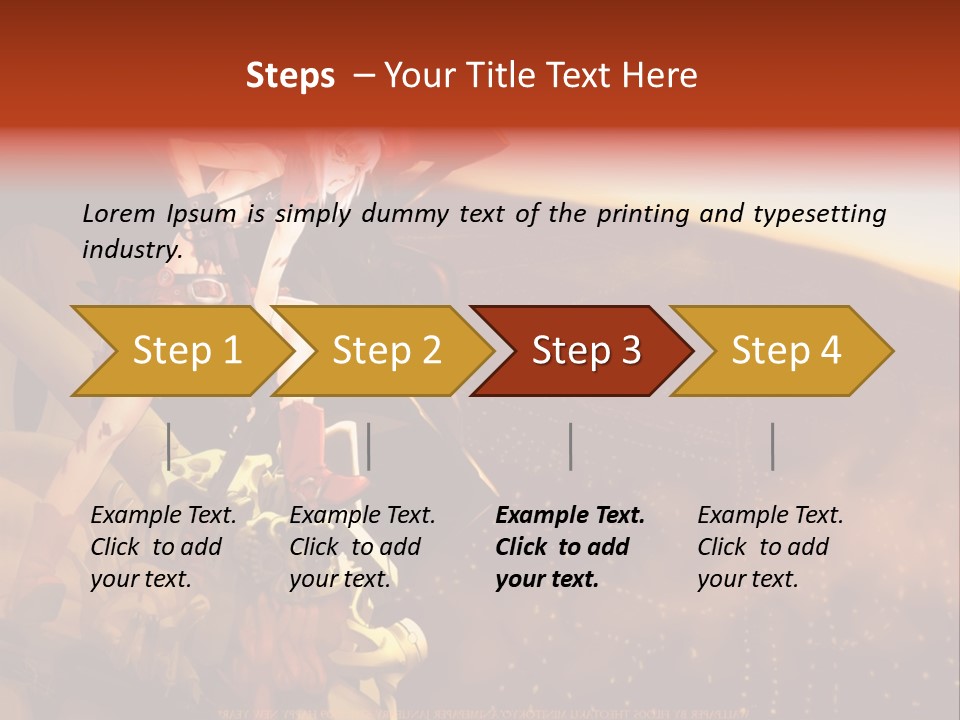 A Woman Sitting On Top Of A Pile Of Luggage PowerPoint Template