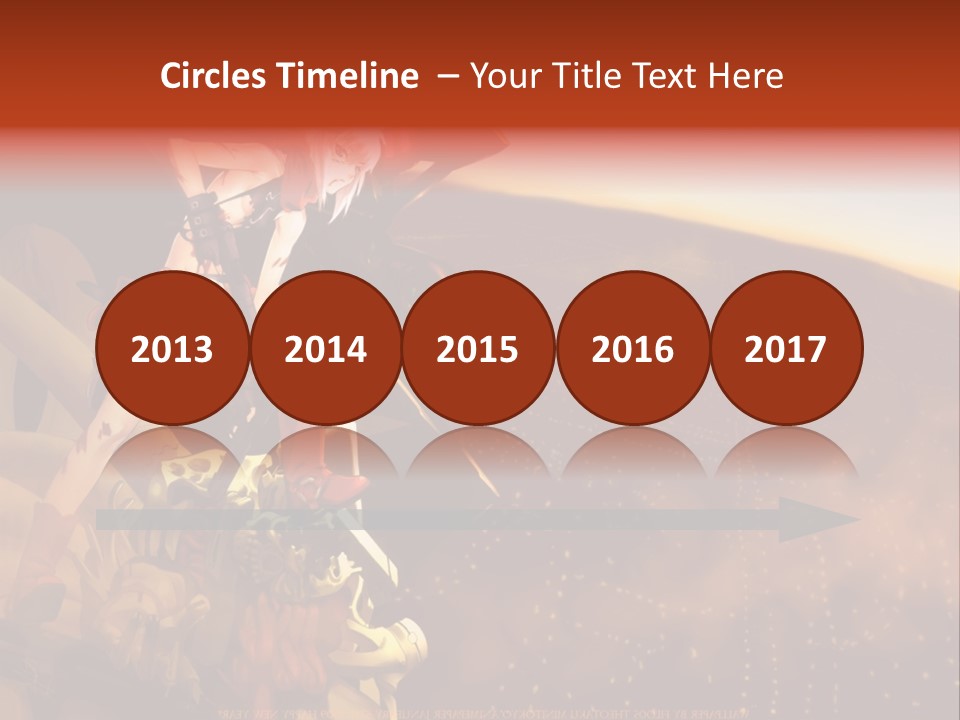 A Woman Sitting On Top Of A Pile Of Luggage PowerPoint Template