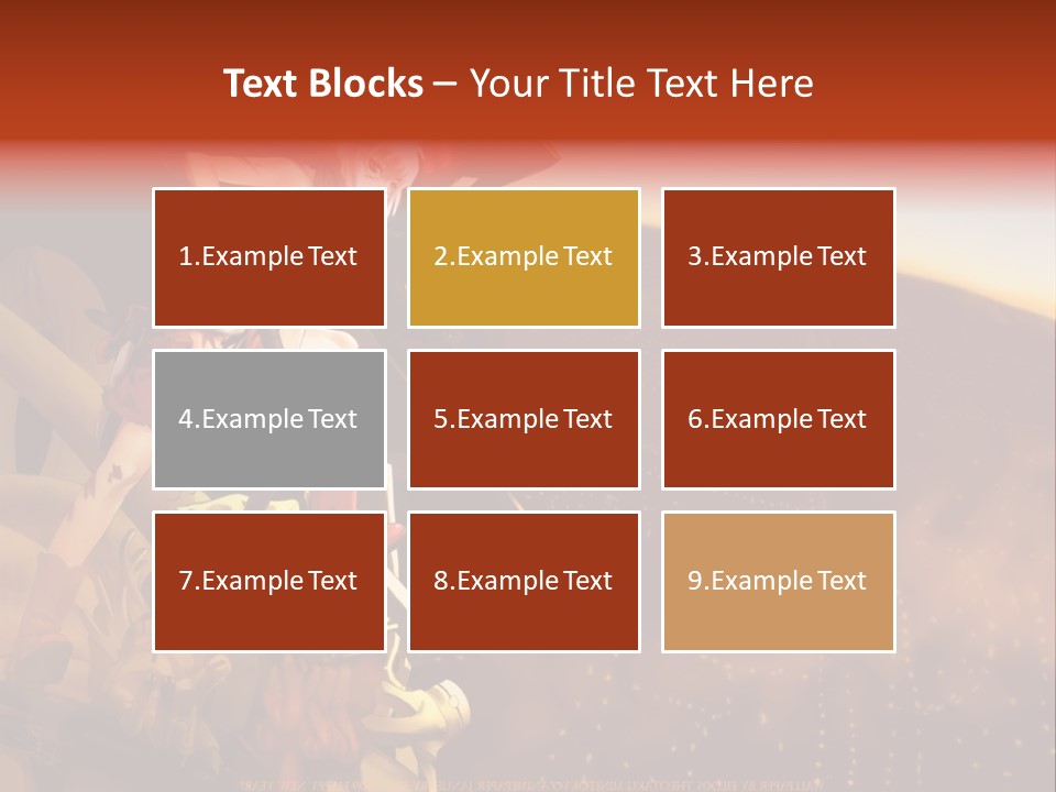 A Woman Sitting On Top Of A Pile Of Luggage PowerPoint Template