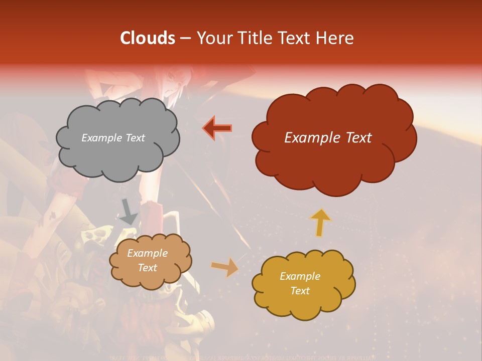 A Woman Sitting On Top Of A Pile Of Luggage PowerPoint Template