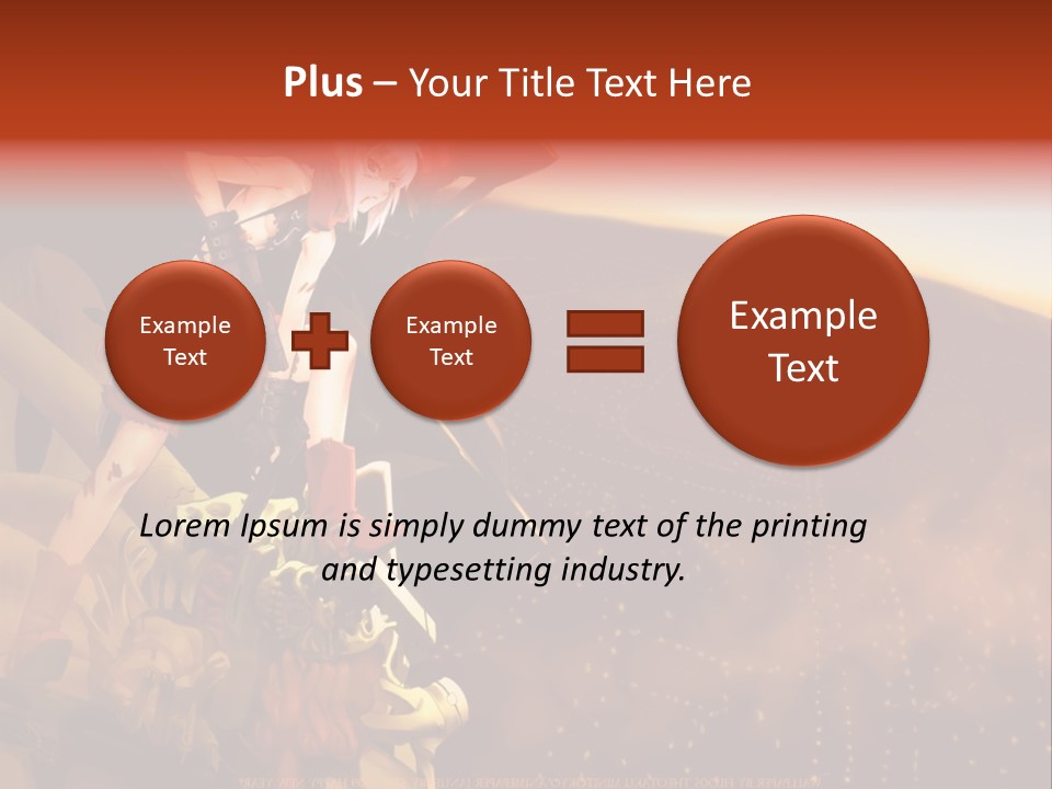 A Woman Sitting On Top Of A Pile Of Luggage PowerPoint Template