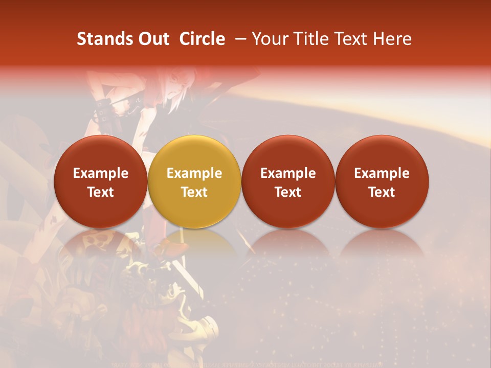 A Woman Sitting On Top Of A Pile Of Luggage PowerPoint Template