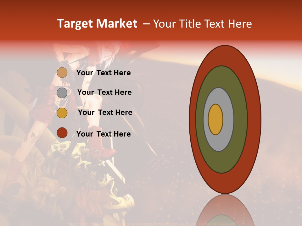 A Woman Sitting On Top Of A Pile Of Luggage PowerPoint Template