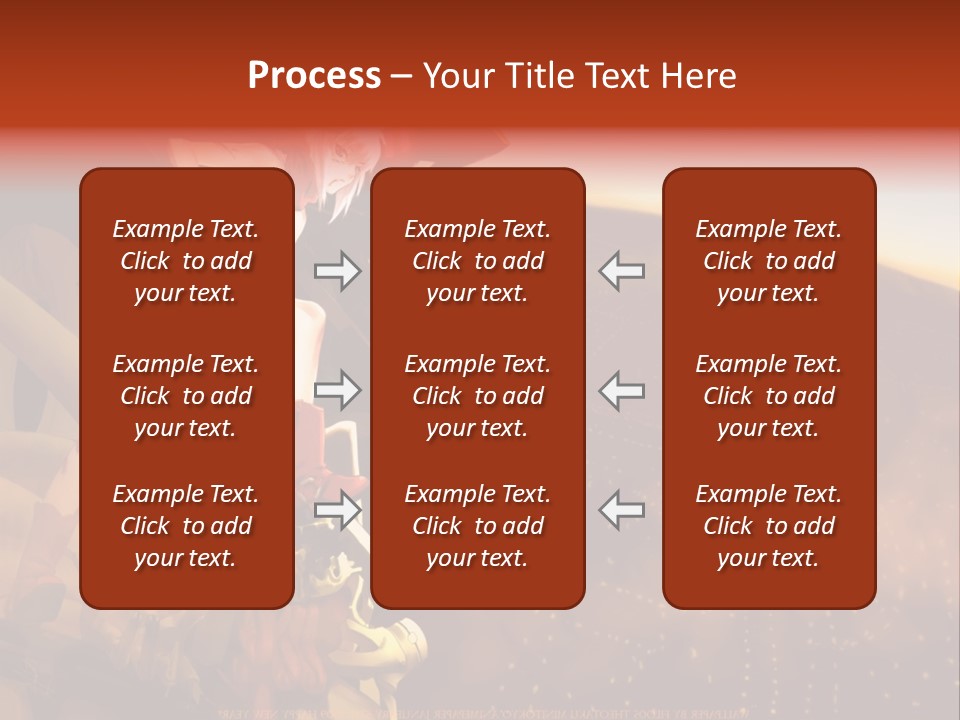 A Woman Sitting On Top Of A Pile Of Luggage PowerPoint Template