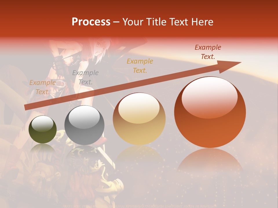 A Woman Sitting On Top Of A Pile Of Luggage PowerPoint Template