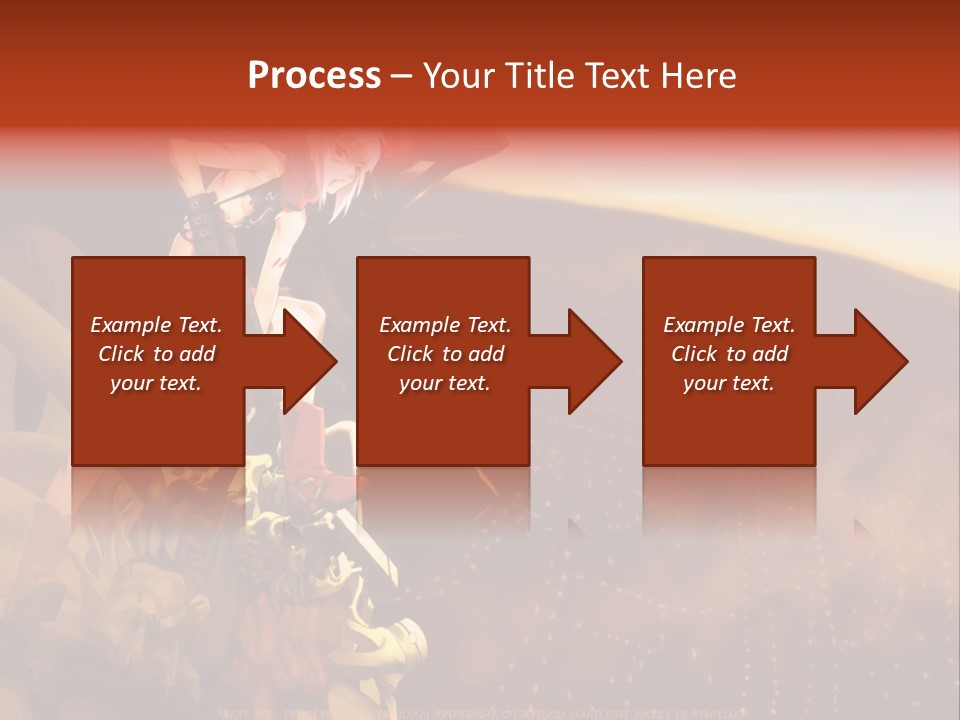 A Woman Sitting On Top Of A Pile Of Luggage PowerPoint Template