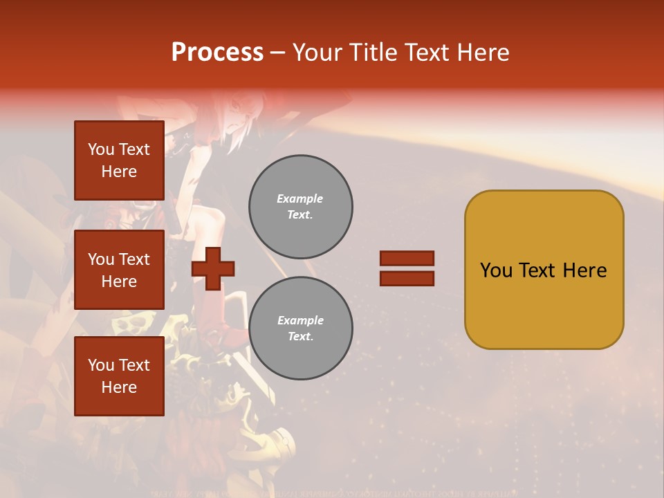 A Woman Sitting On Top Of A Pile Of Luggage PowerPoint Template