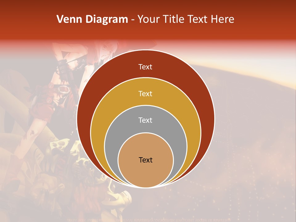 A Woman Sitting On Top Of A Pile Of Luggage PowerPoint Template