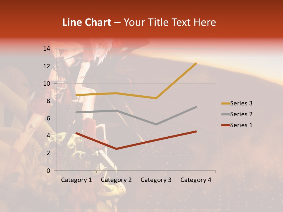 A Woman Sitting On Top Of A Pile Of Luggage PowerPoint Template