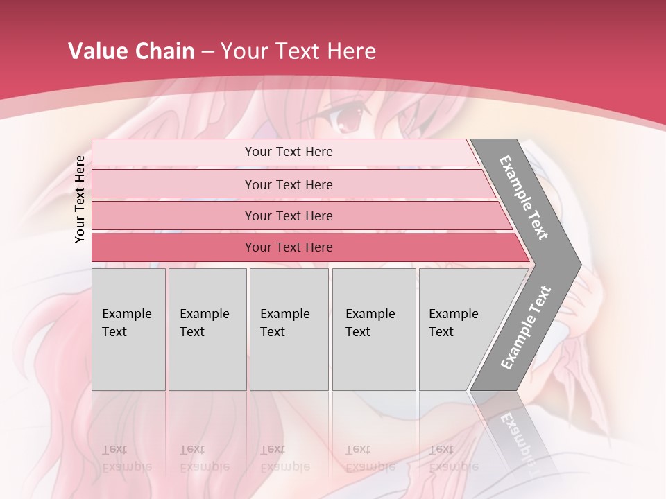 A Pink Haired Woman Holding A Baby In Her Arms PowerPoint Template