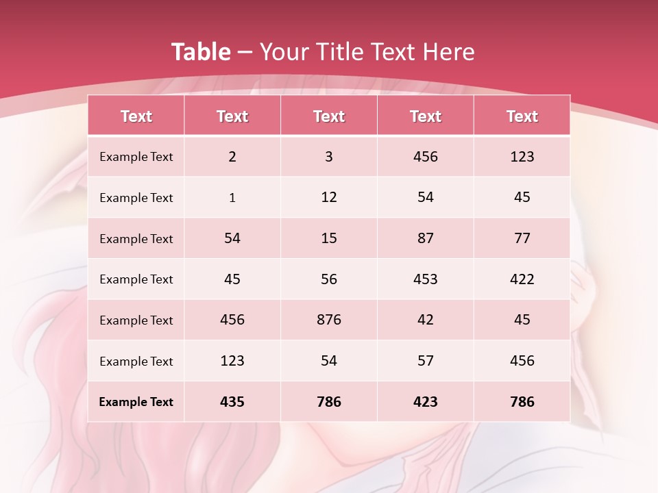 A Pink Haired Woman Holding A Baby In Her Arms PowerPoint Template