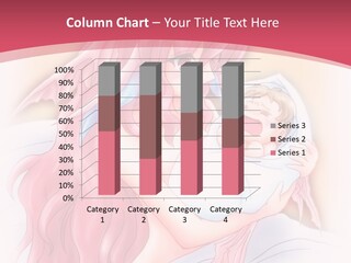 A Pink Haired Woman Holding A Baby In Her Arms PowerPoint Template