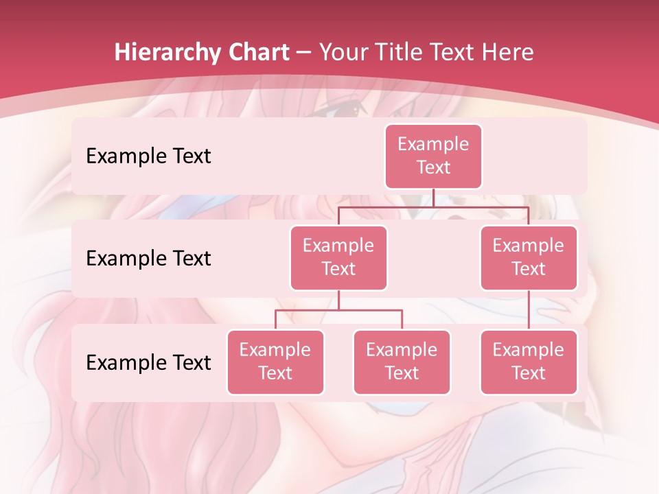 A Pink Haired Woman Holding A Baby In Her Arms PowerPoint Template