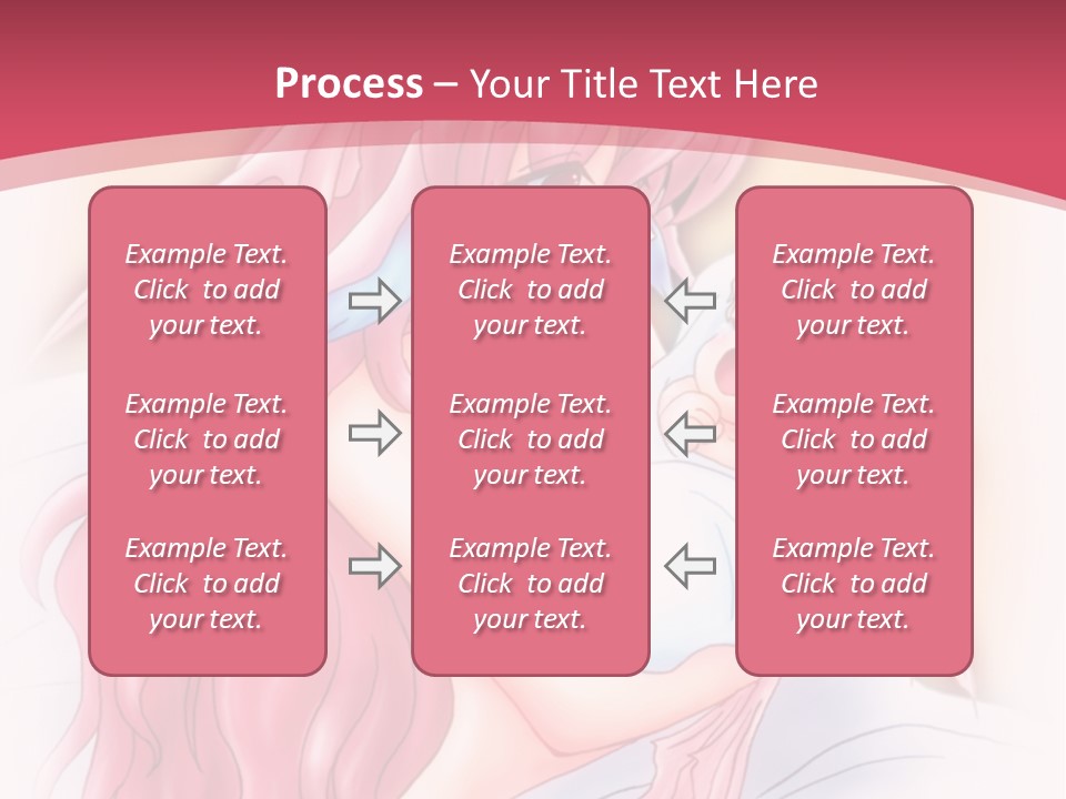 A Pink Haired Woman Holding A Baby In Her Arms PowerPoint Template