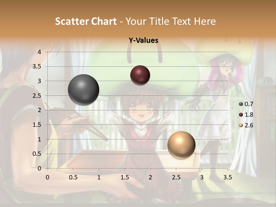 A Group Of People With A Green Mushroom On Their Head PowerPoint Template
