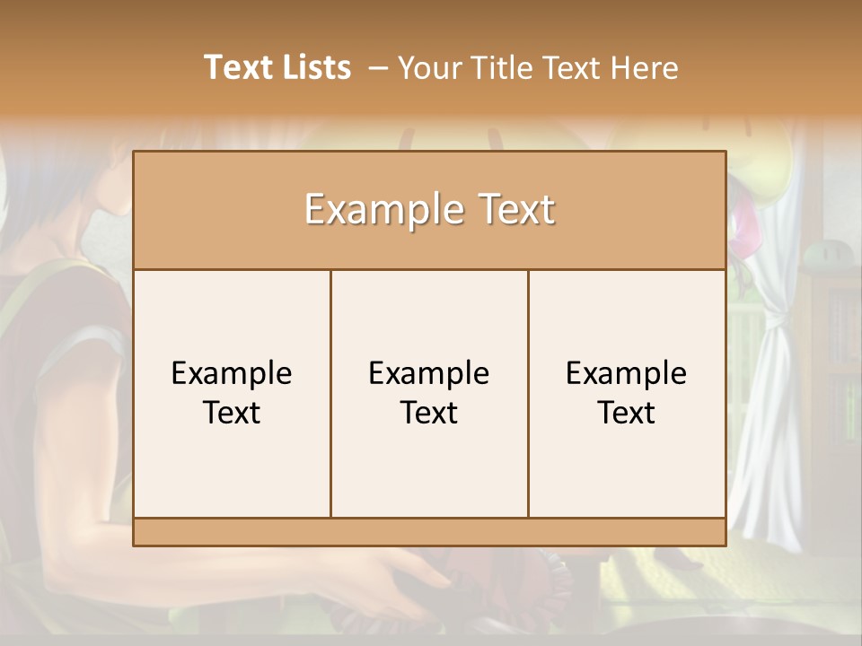 A Group Of People With A Green Mushroom On Their Head PowerPoint Template