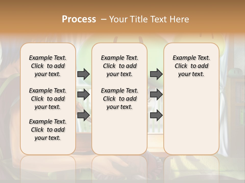 A Group Of People With A Green Mushroom On Their Head PowerPoint Template
