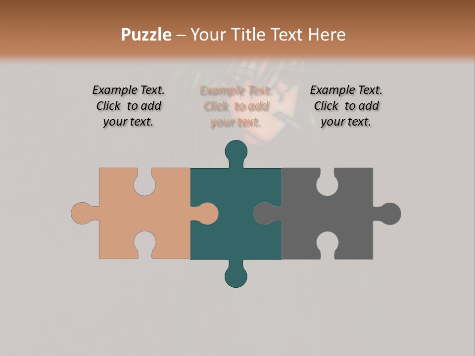 A Person With Green Hair Standing In Front Of A Wall PowerPoint Template