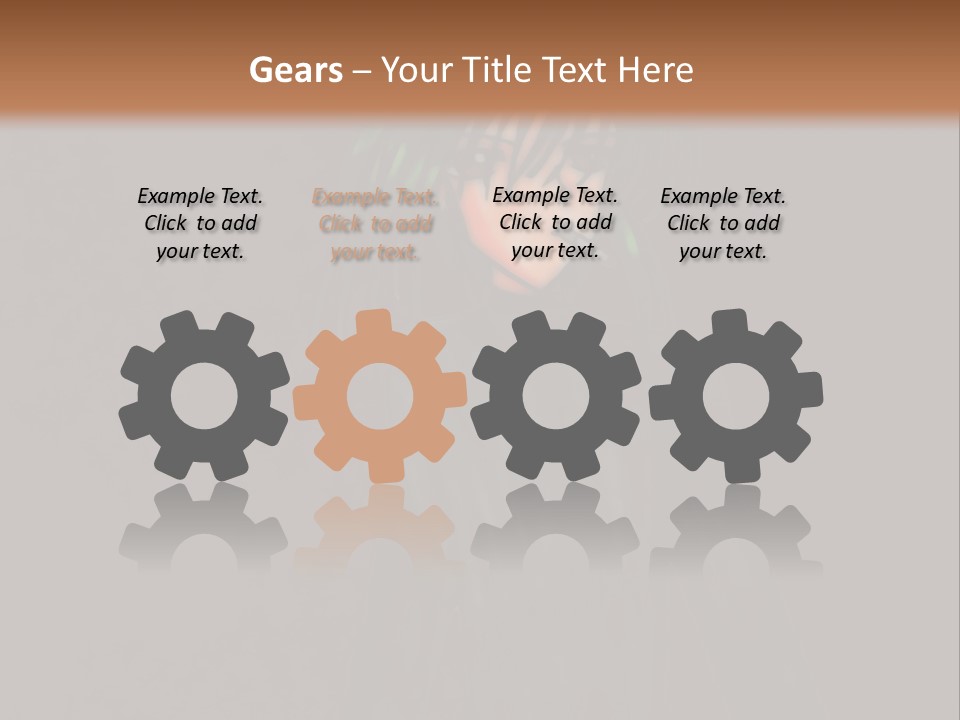 A Person With Green Hair Standing In Front Of A Wall PowerPoint Template