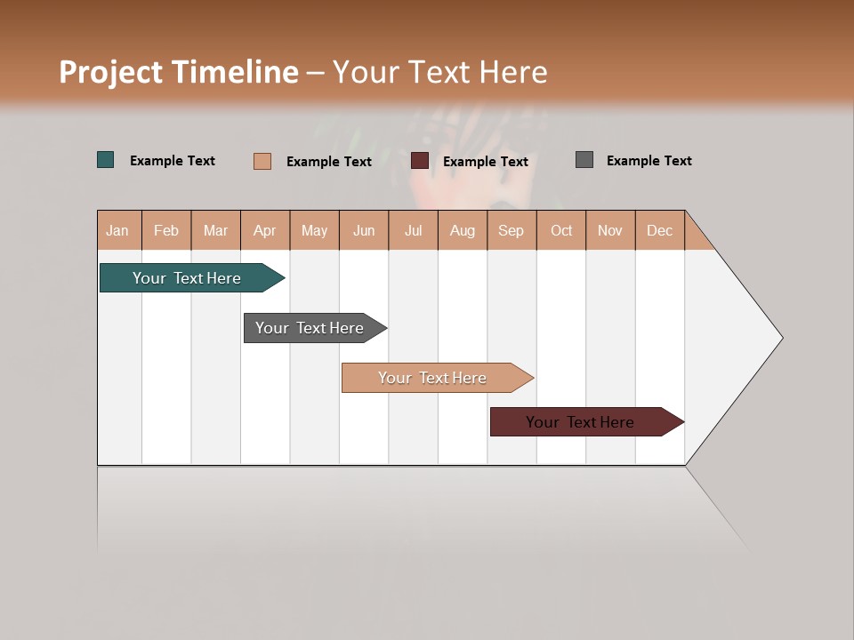 A Person With Green Hair Standing In Front Of A Wall PowerPoint Template