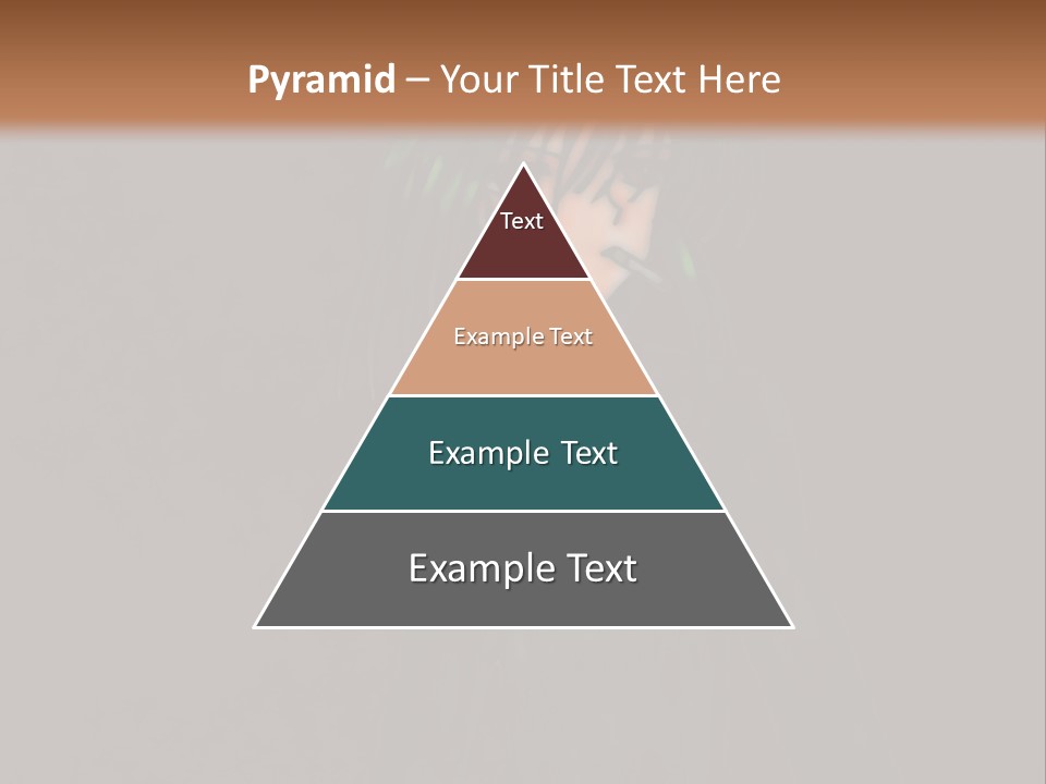 A Person With Green Hair Standing In Front Of A Wall PowerPoint Template