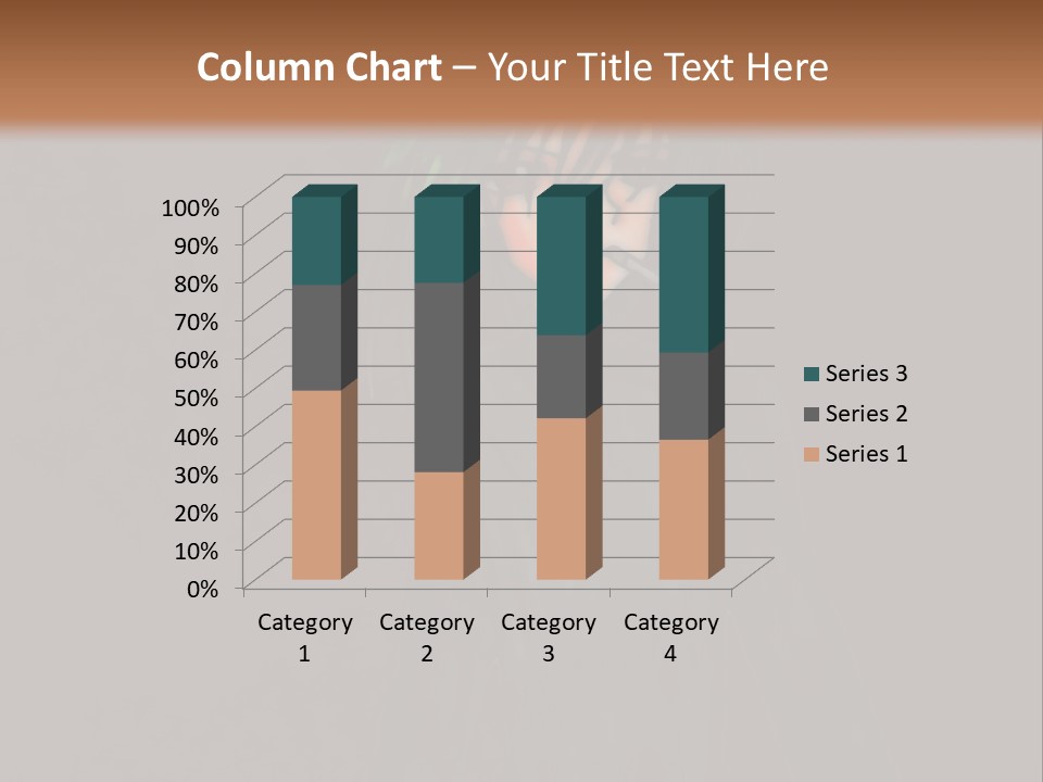 A Person With Green Hair Standing In Front Of A Wall PowerPoint Template