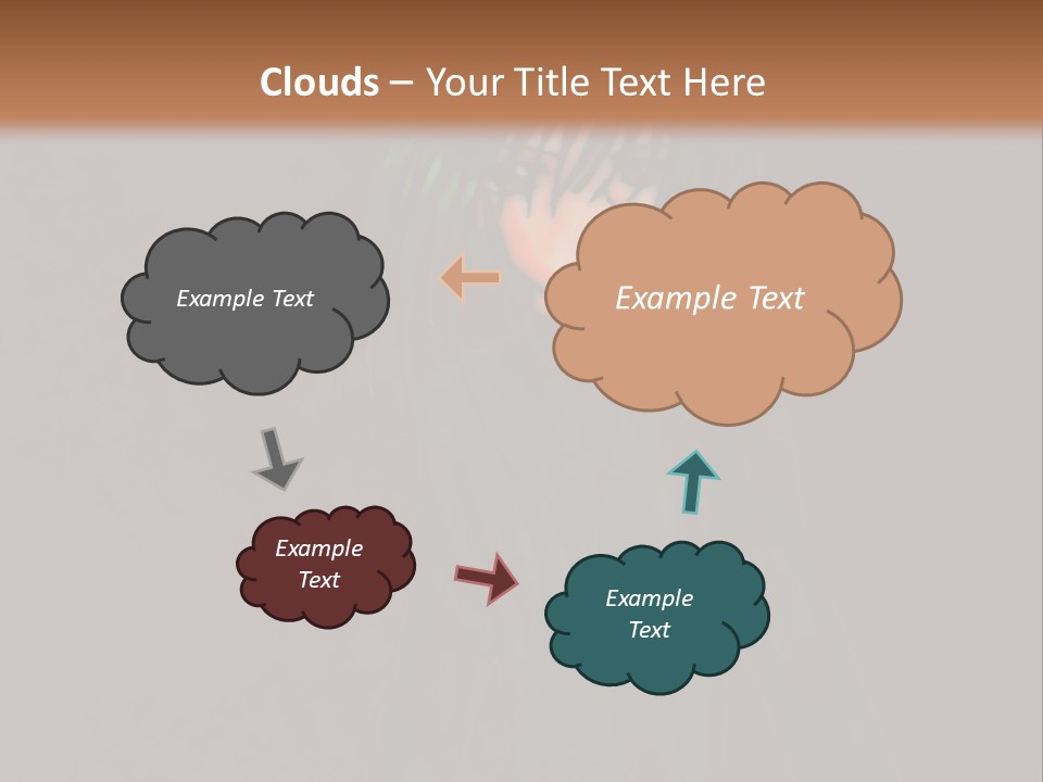A Person With Green Hair Standing In Front Of A Wall PowerPoint Template