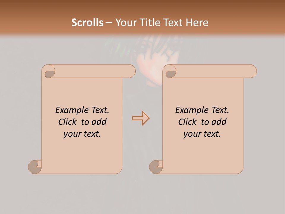 A Person With Green Hair Standing In Front Of A Wall PowerPoint Template