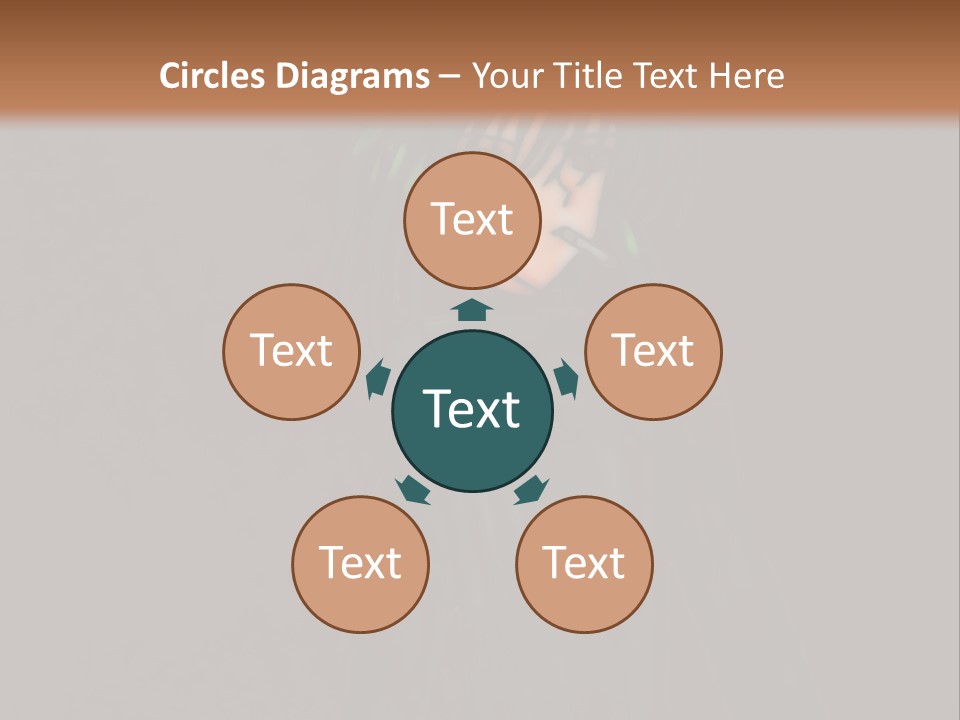 A Person With Green Hair Standing In Front Of A Wall PowerPoint Template