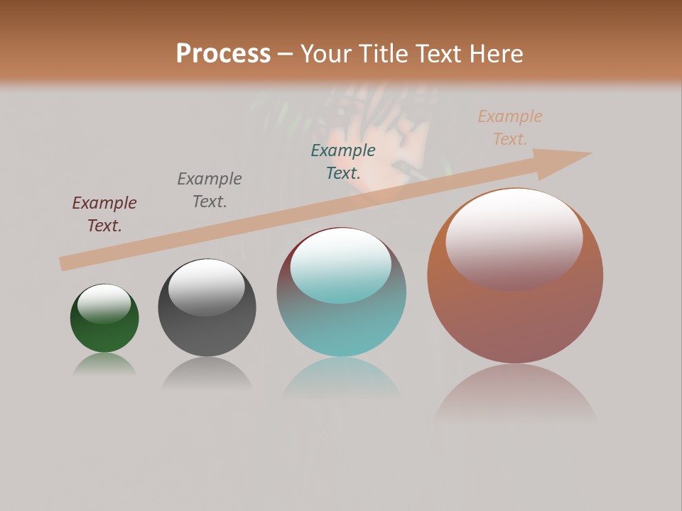 A Person With Green Hair Standing In Front Of A Wall PowerPoint Template