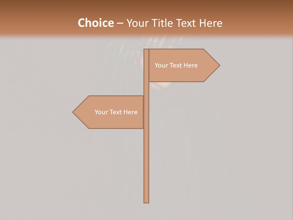 A Person With Green Hair Standing In Front Of A Wall PowerPoint Template