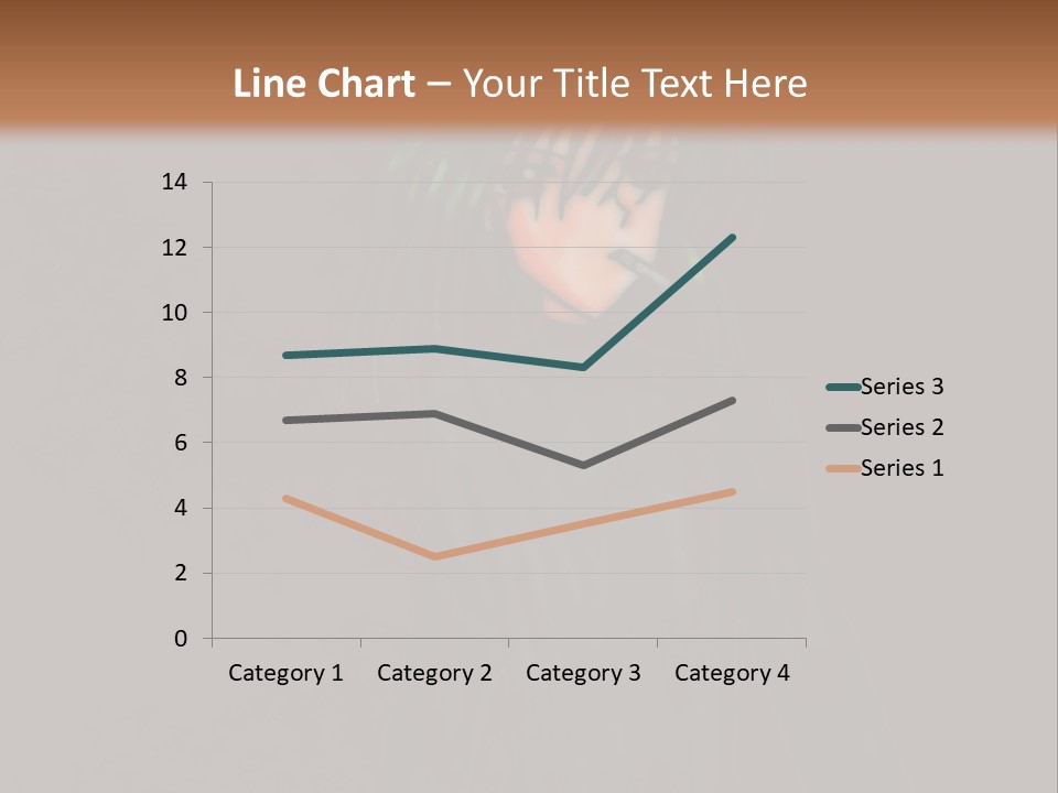 A Person With Green Hair Standing In Front Of A Wall PowerPoint Template