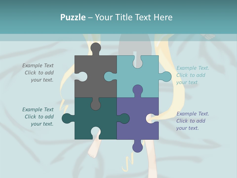 A Woman In Black Shorts And A Black Top Is Standing In Front Of A Blue PowerPoint Template