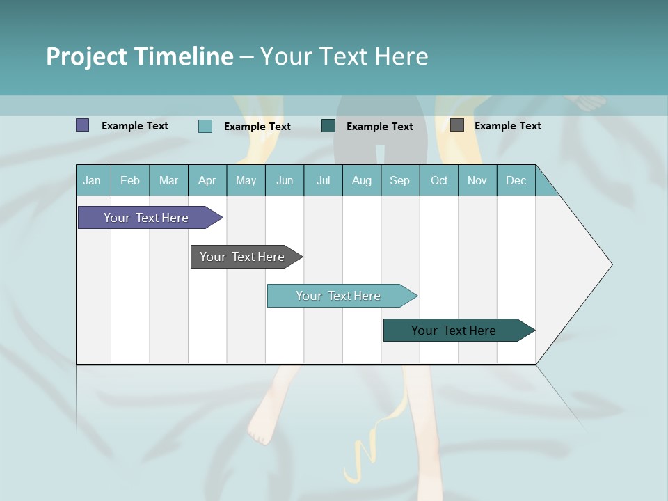 A Woman In Black Shorts And A Black Top Is Standing In Front Of A Blue PowerPoint Template