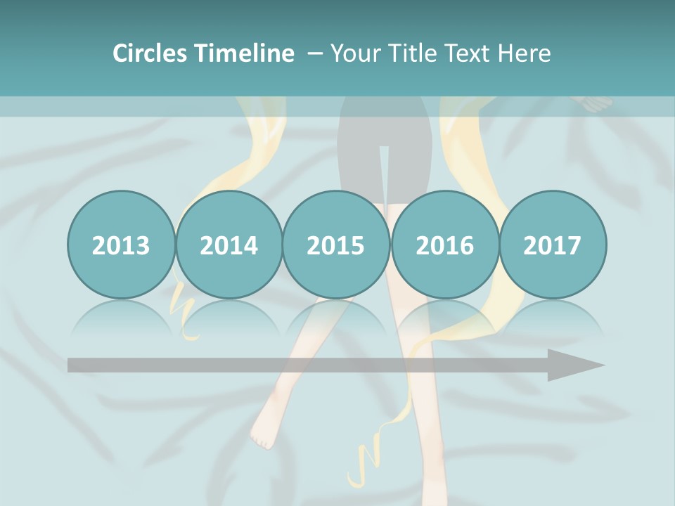 A Woman In Black Shorts And A Black Top Is Standing In Front Of A Blue PowerPoint Template