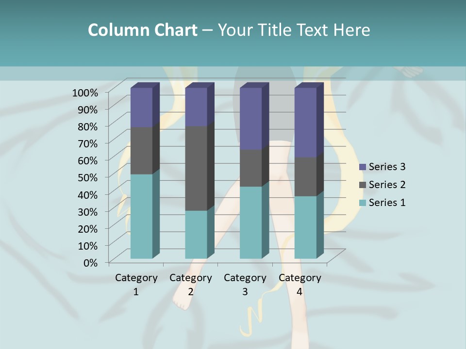 A Woman In Black Shorts And A Black Top Is Standing In Front Of A Blue PowerPoint Template