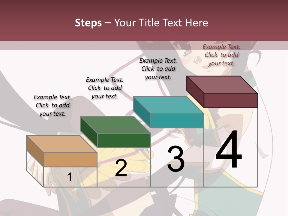 A Woman With Long Black Hair Is Sitting On A Chair PowerPoint Template