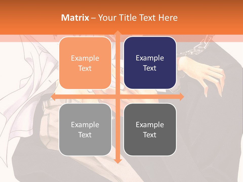 A Couple Of People Standing Next To Each Other PowerPoint Template