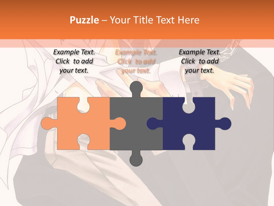 A Couple Of People Standing Next To Each Other PowerPoint Template