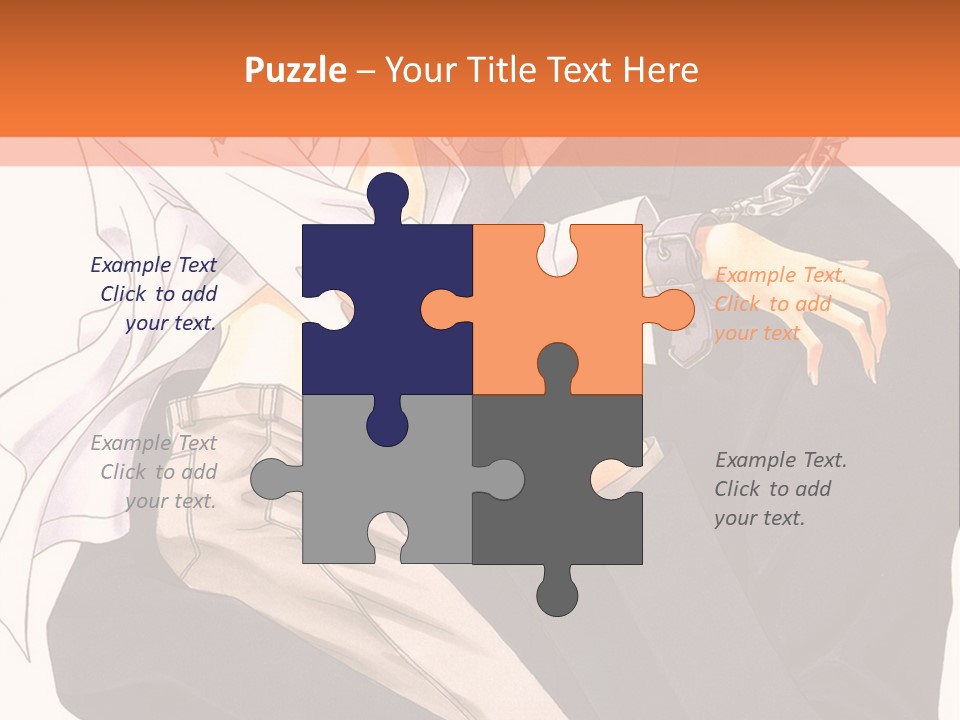 A Couple Of People Standing Next To Each Other PowerPoint Template