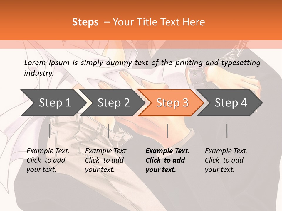 A Couple Of People Standing Next To Each Other PowerPoint Template