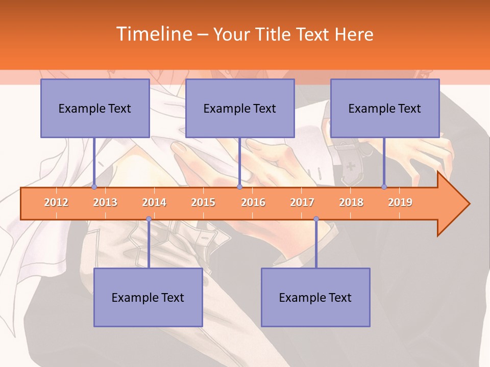 A Couple Of People Standing Next To Each Other PowerPoint Template