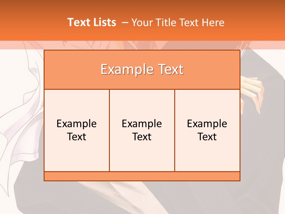 A Couple Of People Standing Next To Each Other PowerPoint Template