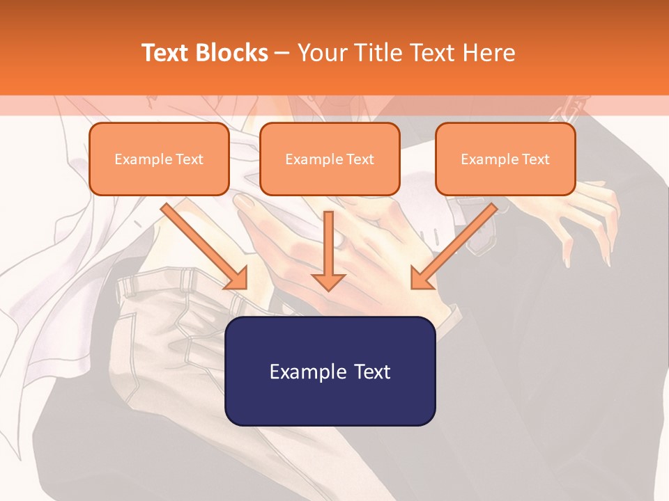 A Couple Of People Standing Next To Each Other PowerPoint Template
