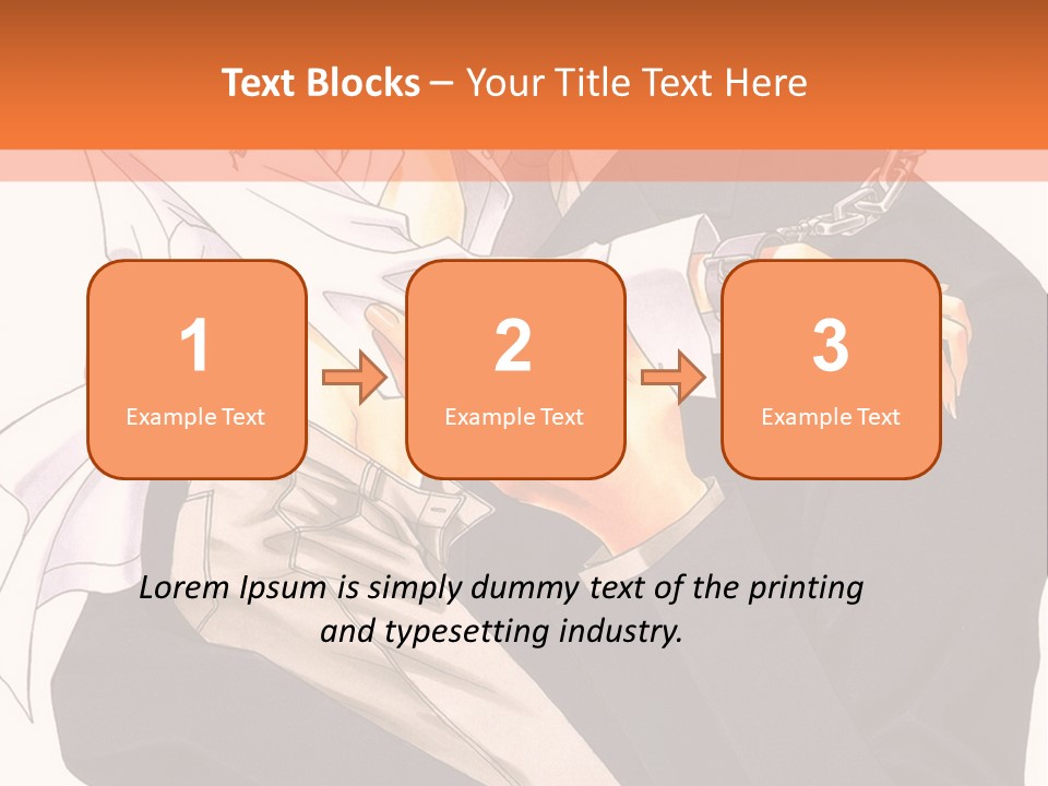 A Couple Of People Standing Next To Each Other PowerPoint Template