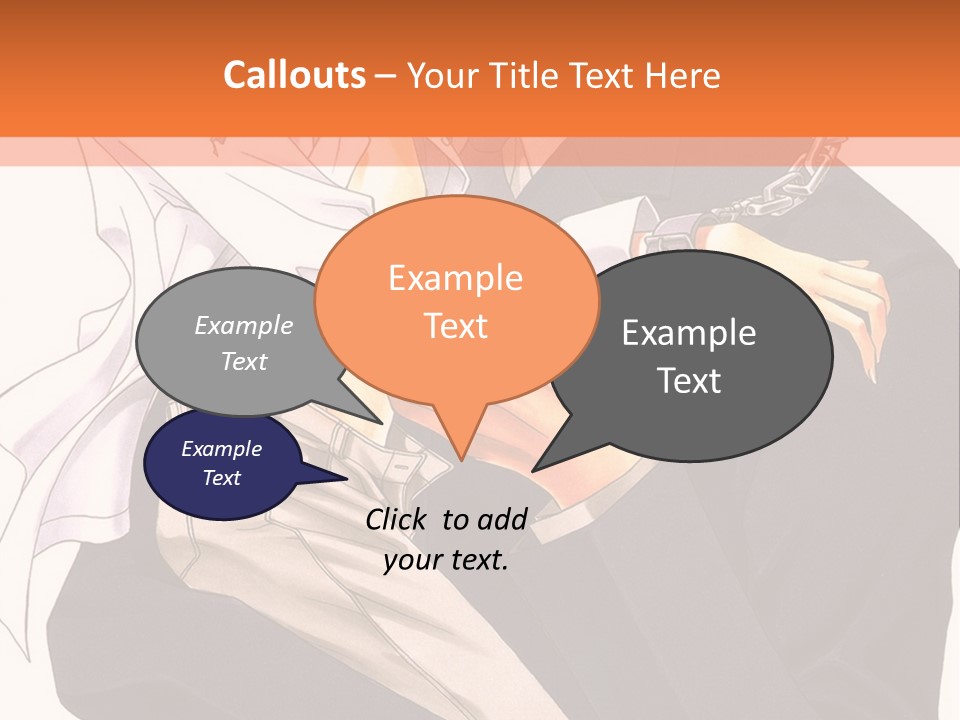 A Couple Of People Standing Next To Each Other PowerPoint Template