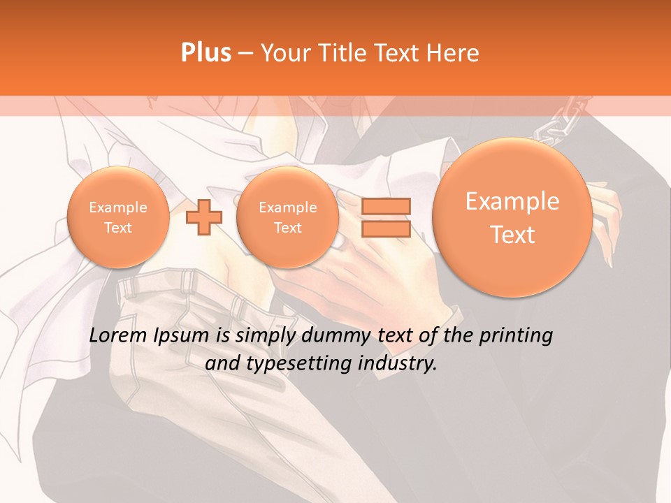 A Couple Of People Standing Next To Each Other PowerPoint Template